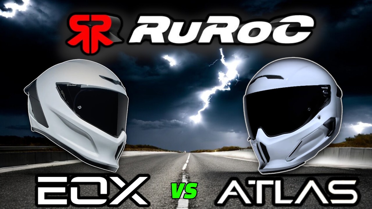 Ruroc Atlas vs Ruroc EOX | Brutally Honest Ruroc Motorcycle Helmet Review | Ruroc Helmet Comparison