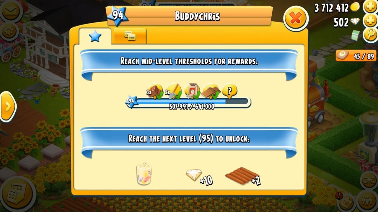 Hay Day Level 94 Update 34 HD 1080p