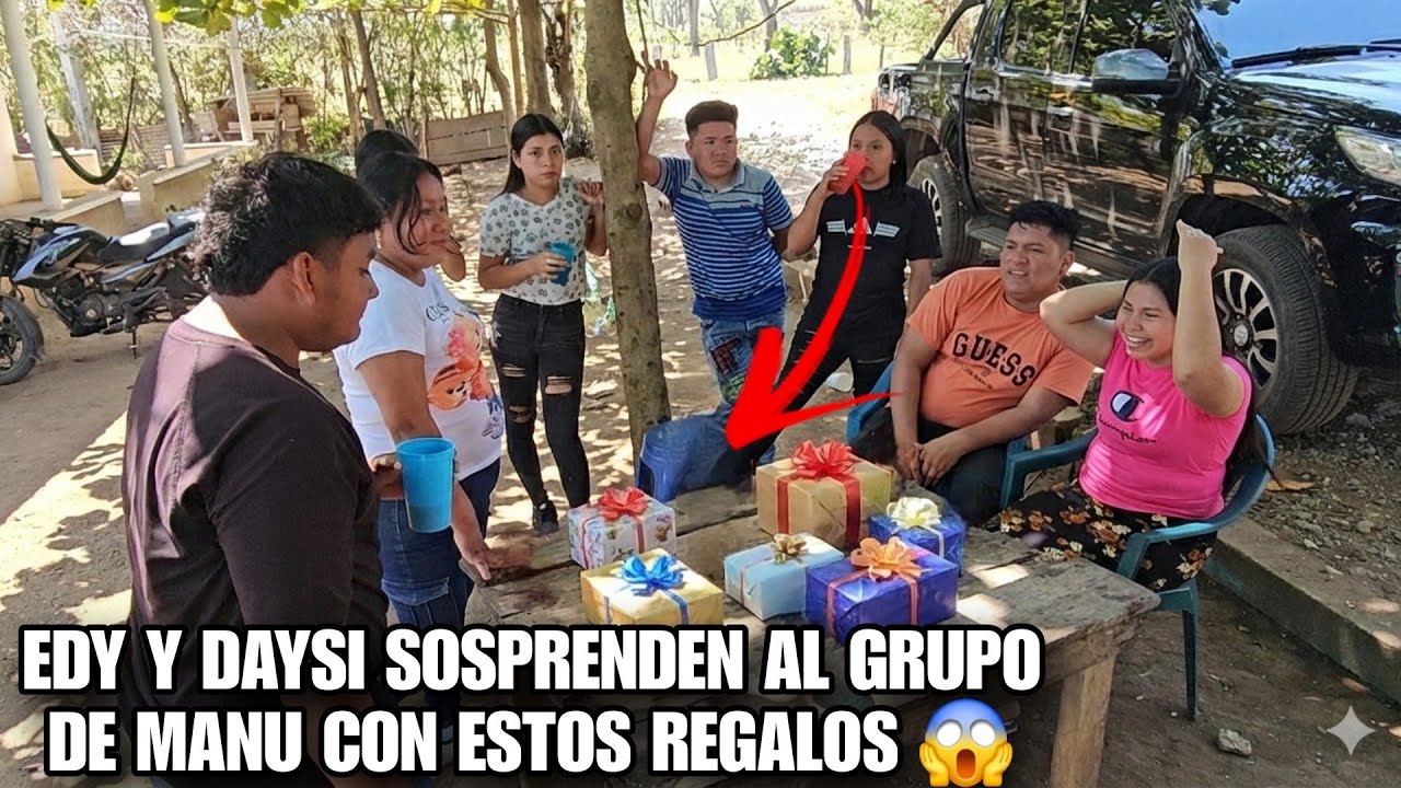 EDY A DAYSI  Llegan A Premiar Al Grupo De Manu😱 Todos Quedaron Boca Abierta Al Ver Los Regalos😧
