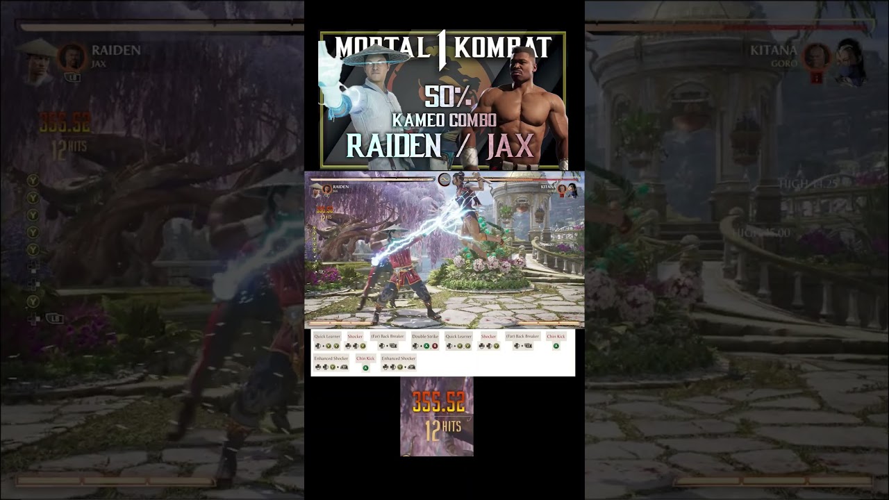 Mk1 Raiden Combo 50% #mk1combo #mortalkmobat1 #mk1raiden #mk1raidencombo #thtstragic #gaming