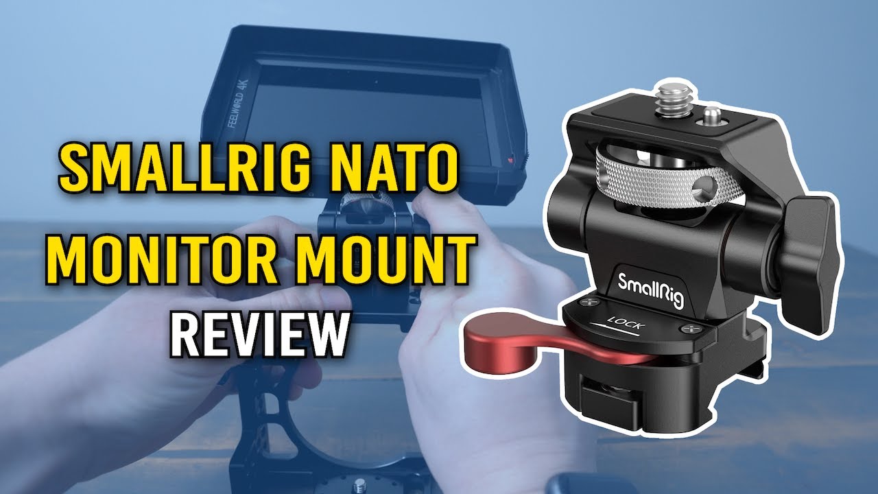 SmallRig 2906B Camera Monitor Mount with NATO Clamp Review: Swivel and Tilt Adjustable