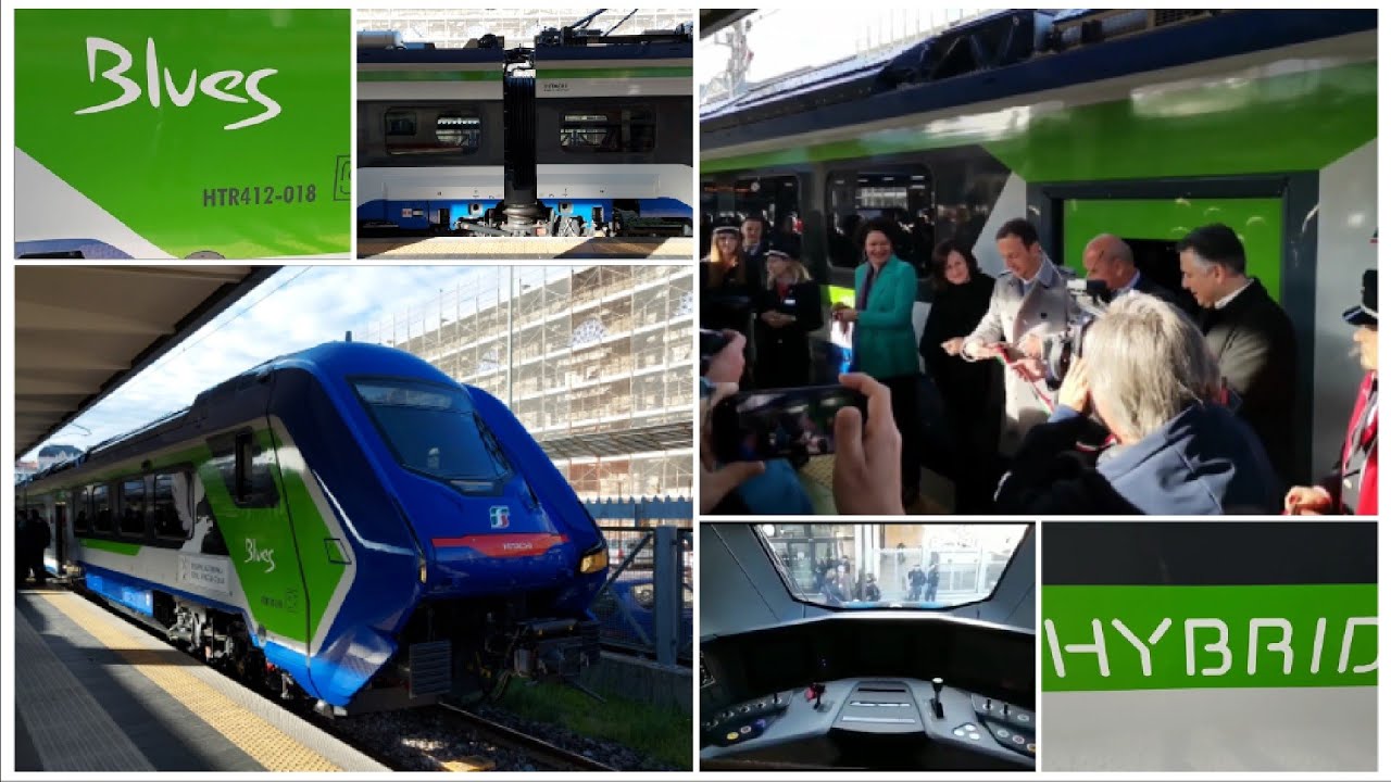 TRIESTE C.LE 29 Marzo 2023 "INAUGURAZIONE TRENO BLUES" HTR 412 HYBRID visione interni,esterni,cabina