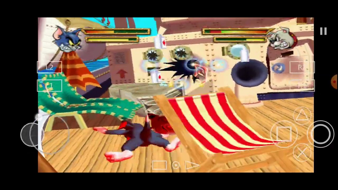 Tom and Jerry in War of the Whiskers PS2 Version | Tom's Challenge mode