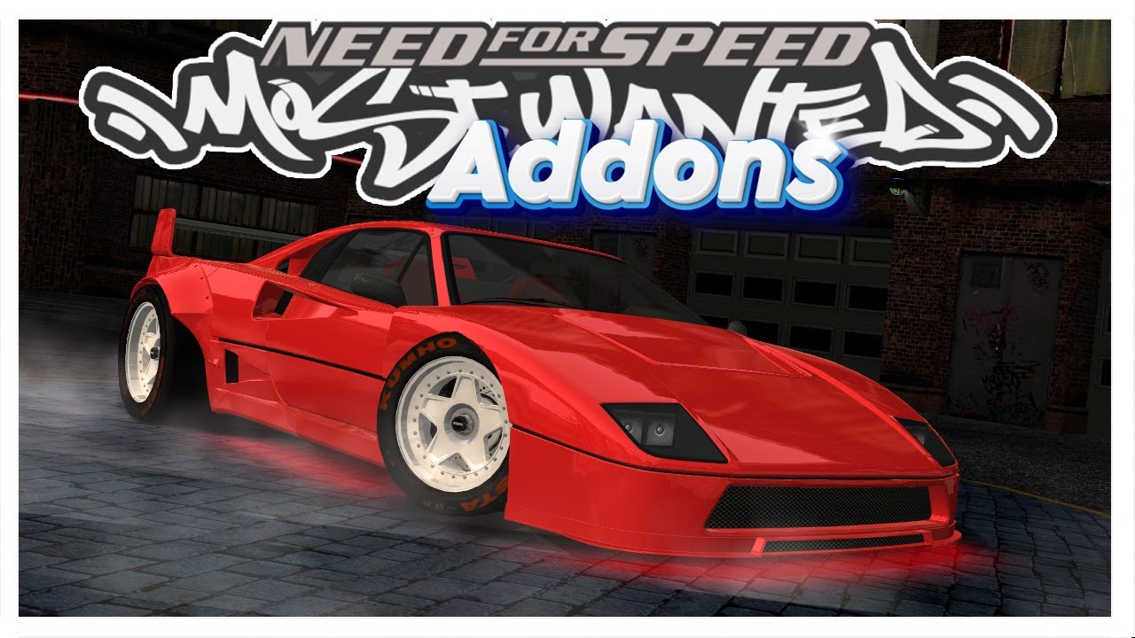 Ferrari F40 Extended Customization • Addons Cars Gameplay • NFS Most Wanted 2005 PC