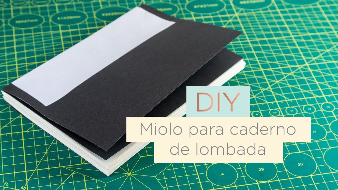 DIY: Miolo de Caderno COSTURA E COLA para Encadernação Capa Dura | MÉTODOS E COSTURAS