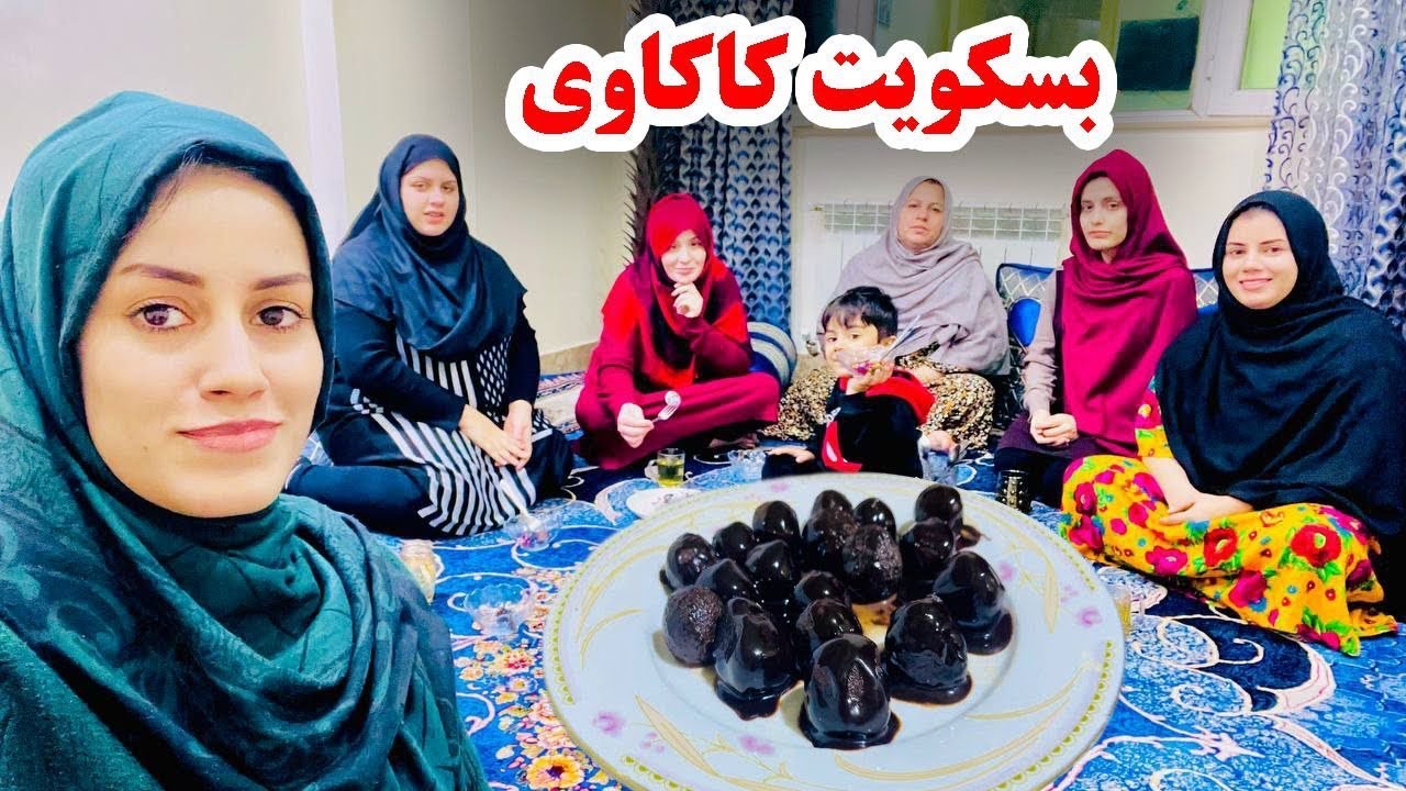 قصه بزک چینی 😍 / آماده ساختن شیرینی توسط خوشبو در روز برفی
