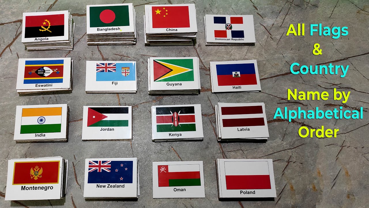 All flags and countries name by alphabetical order | World data | Flags | flags of the world
