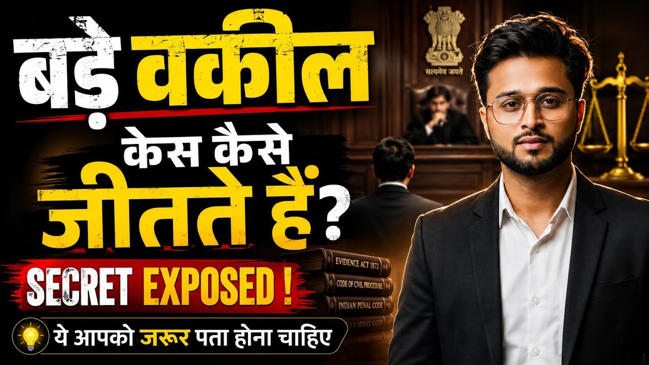 बड़े वकील केस कैसे जीतते हैं? ⚖️ Top Lawyers Mindset SECRETS Exposed! | How to Win Court Case