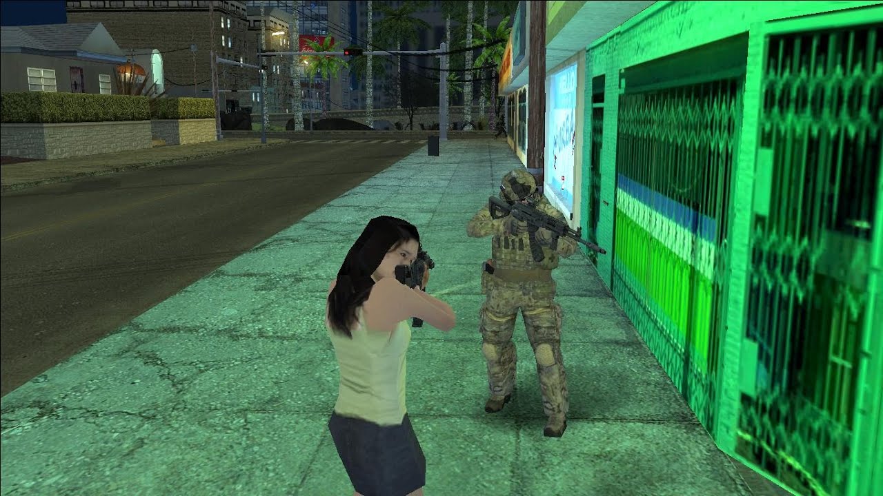 GTA San Andreas - Miss Ira betrayal to the Russian Armed Forces(SWAT vs Russian Soldiers Gang War)