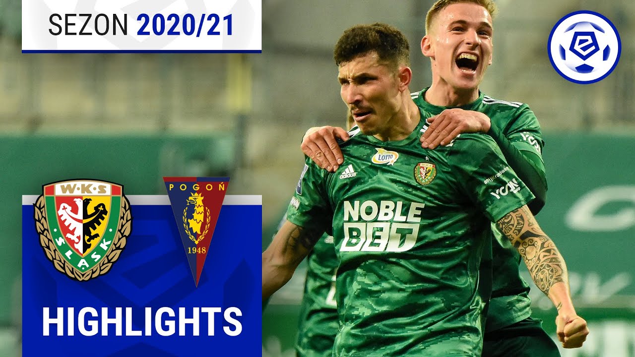 Śląsk Wrocław - Pogoń Szczecin 2:1 | SKRÓT | Ekstraklasa 2020/21 | 19. Kolejka