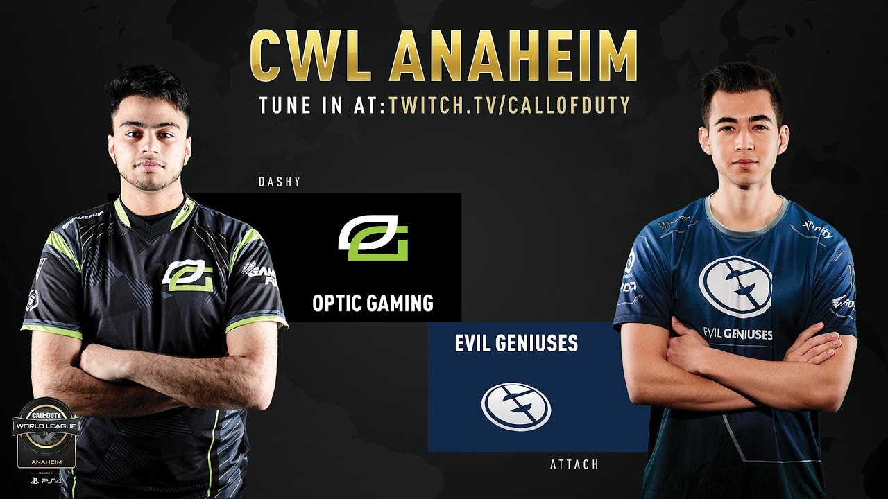 Optic Gaming vs Evil Geniuses | CWL Anaheim 2019 | Day 1