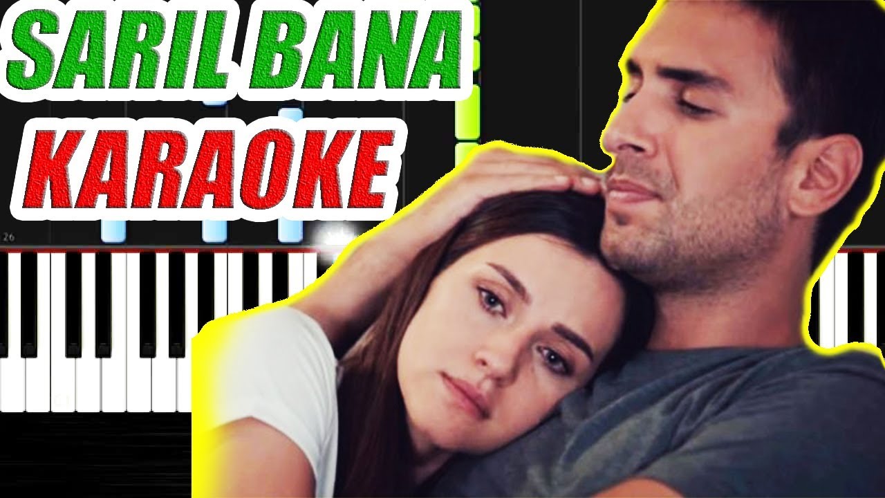 Sarıl Bana - Sen Anlat Karadeniz - Karaoke - Piano Tutorial by VN