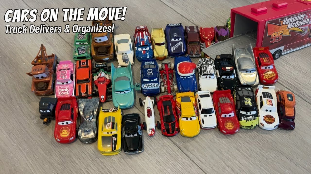 🚚 Big Truck, Lots of Cars! 🚗