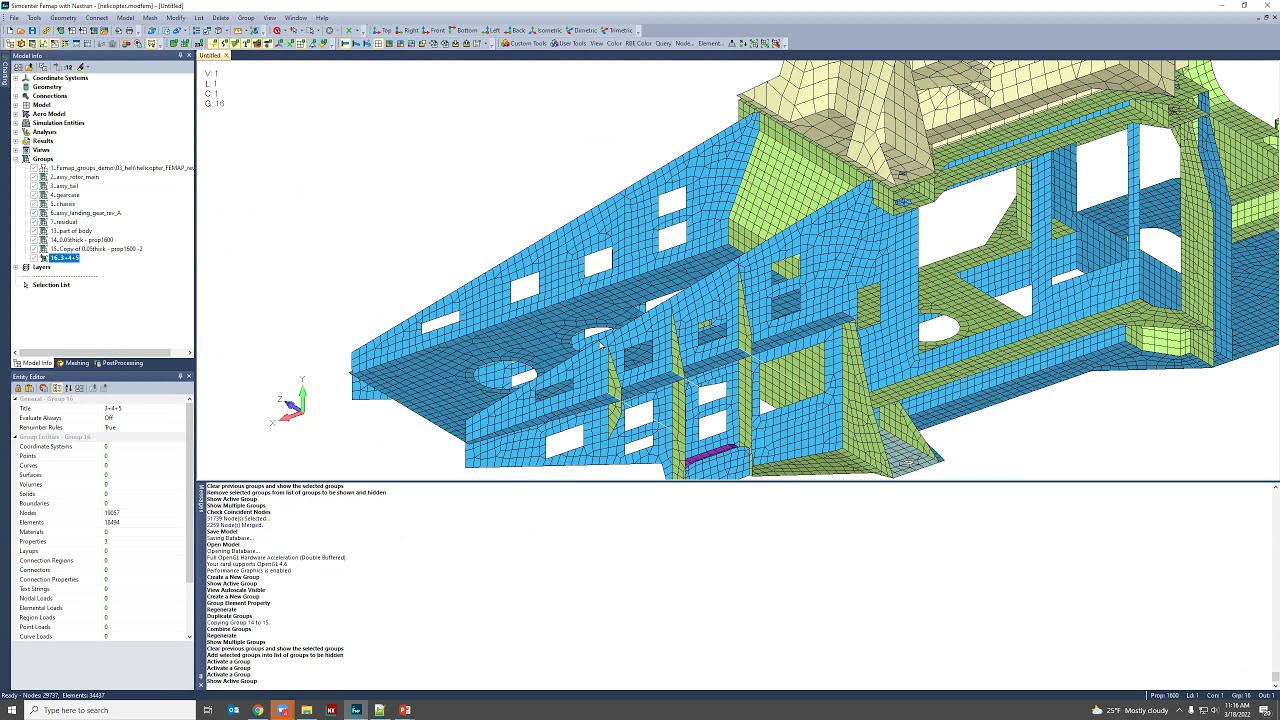 Organizing Your Models with Femap Groups