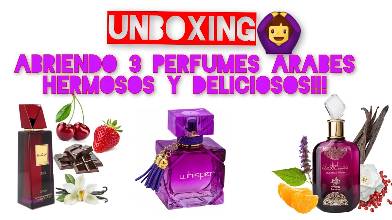 Abriendo 3 Perfumes Arabes Super Bellos 💜❤️🙆‍♀️