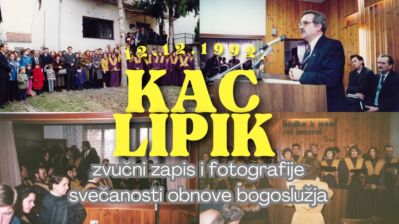 Dokument vremena: Zvučni zapis svečanosti obnove bogoslužja - Lipik (1992)