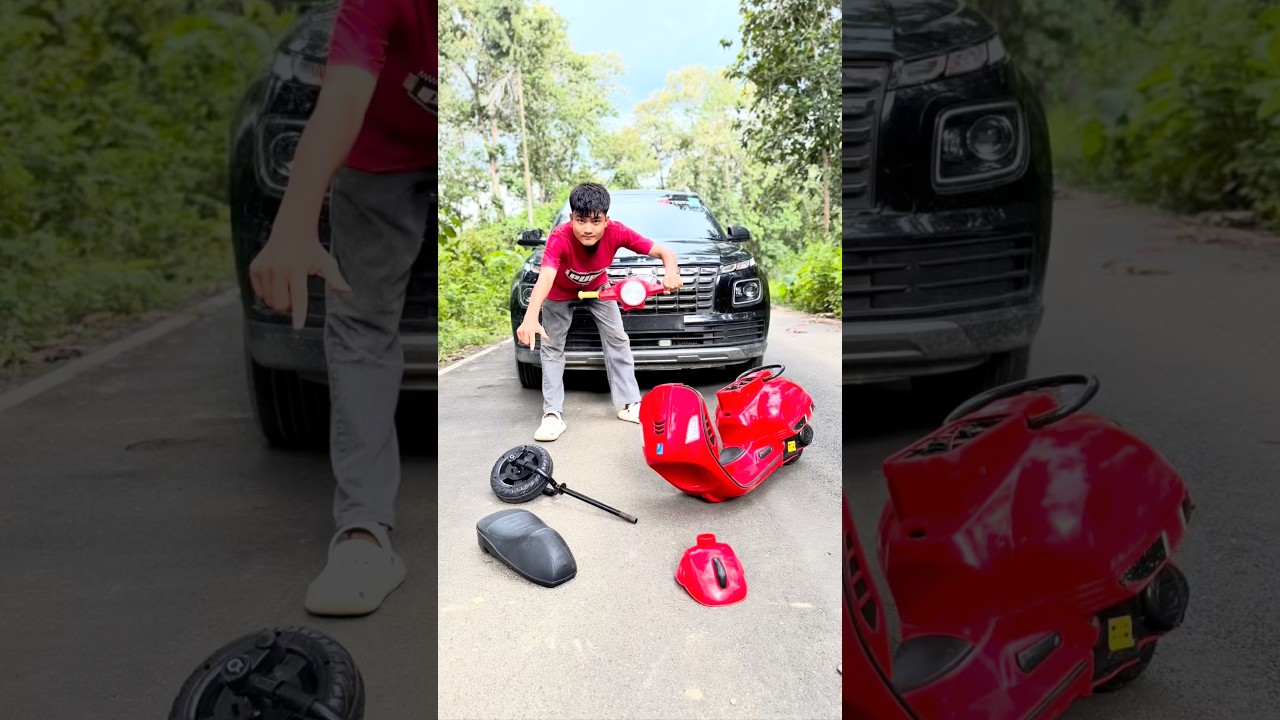 Ekon Aber Hyundai Venue Deya Red Colour Vaspa Scooter Unboxing 😍