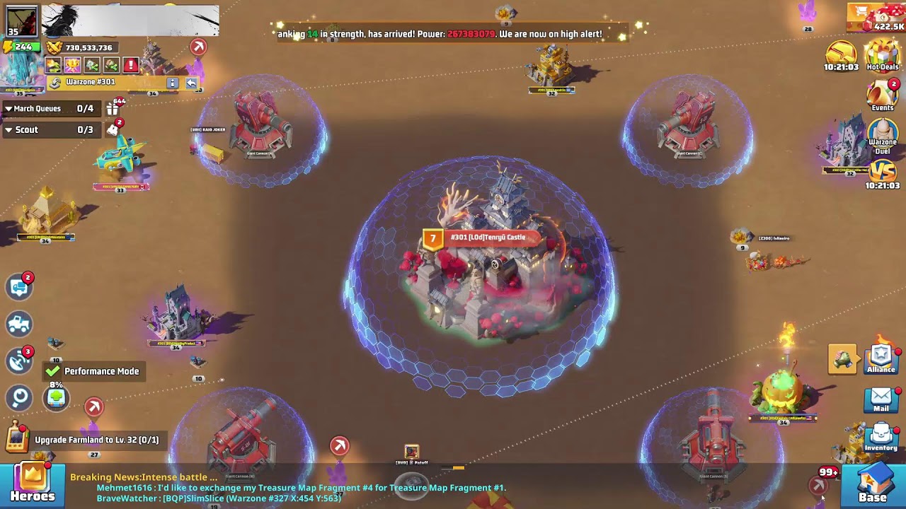 Warzone Duel Final 327 vs 324 #lastwarsurvivalgame