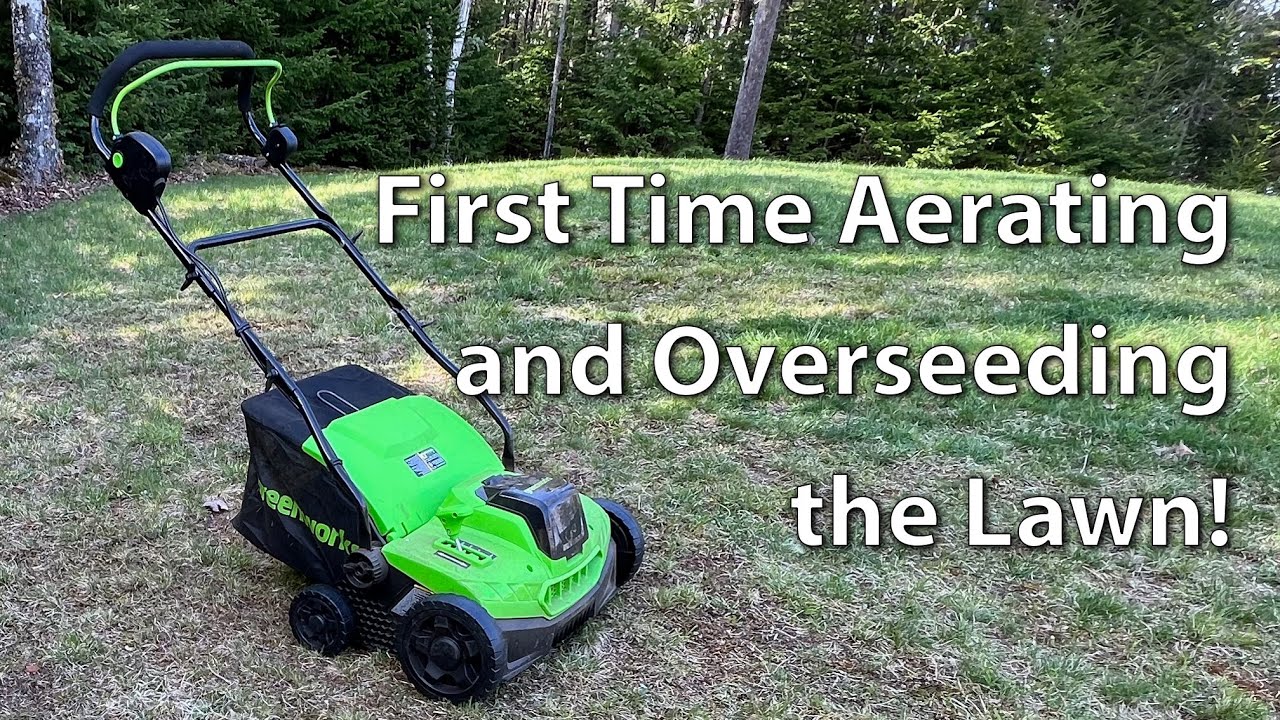 Have I killed my lawn? Aerating and Overseeding with the Greenworks DT40B00 Dethatcher & Scarifier