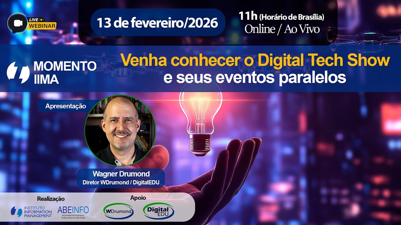 Venha conhecer o Digital Tech Show e seus eventos paralelos