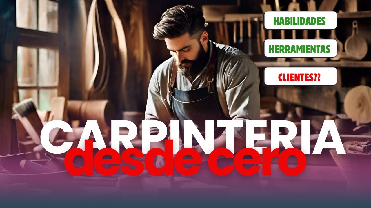 Como Vivir de la CARPINTERIA: De Aficionado a Profesional