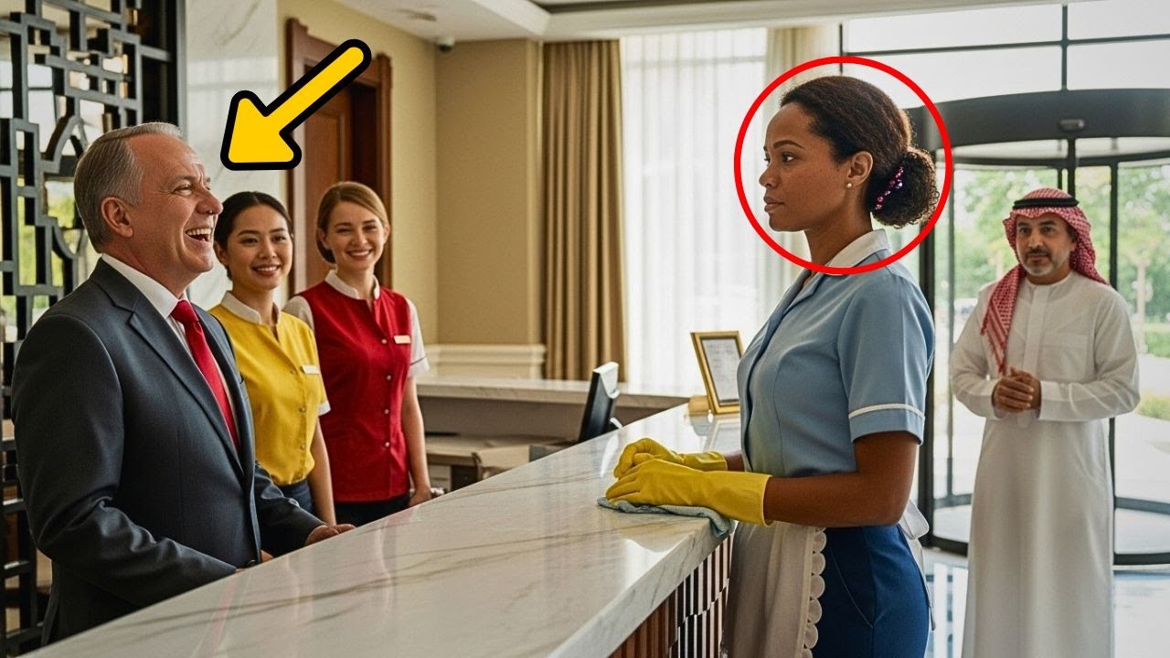 “DE HOTELBAAS BELEEDE DE SCHOONMAAKSTER VOOR DE SJEIK… TOT ZE IN PERFECT ARABISCH BEGON TE SPREKEN!”