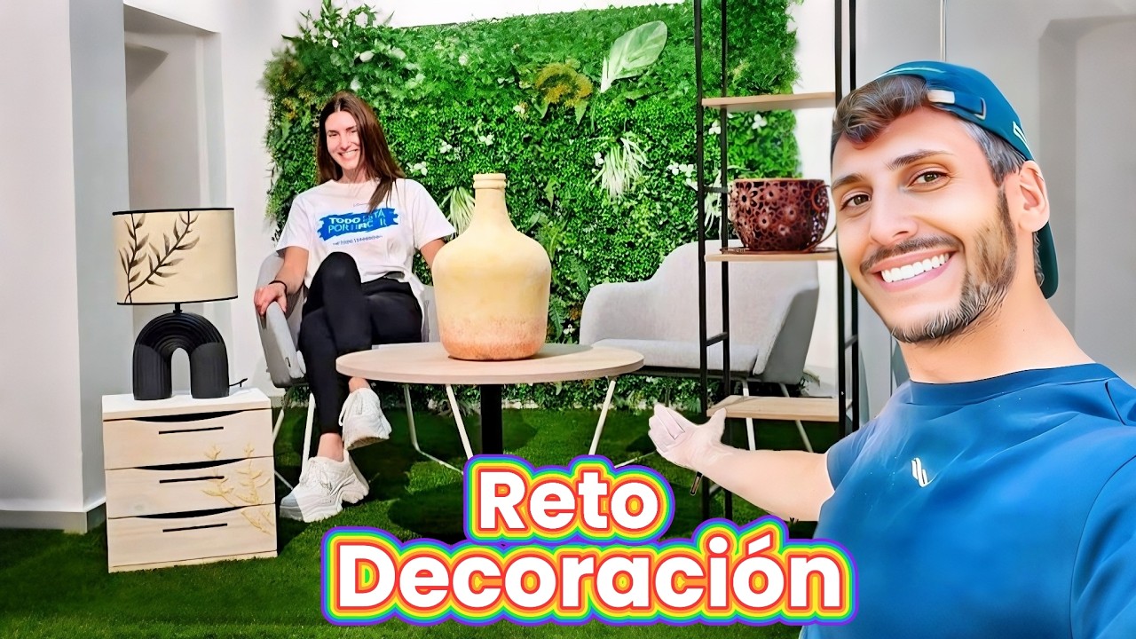 ¡24h en un RETO de DECORACIÓN!😱CRISTINA se PONE a PRUEBA TRANSFORMADO una ESTANCIA en POCO TIEMPO