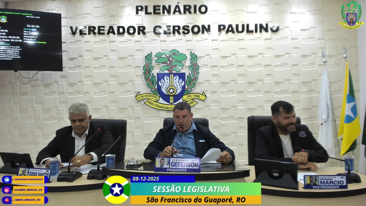 TRIGÉSIMA OITAVA SESSÃO ORDINÁRIA DO ANO DE 2025