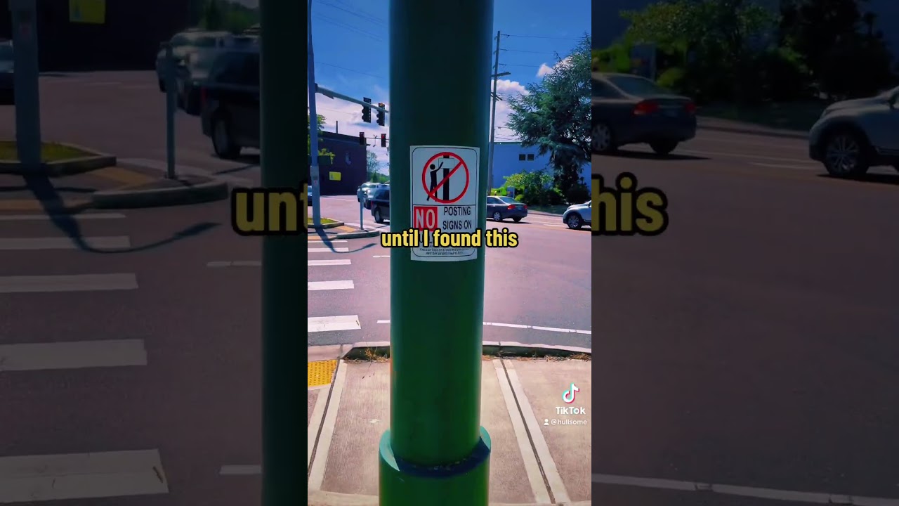 how much do YOU think Everett, Washington fines it&rsquo;s citizens for posting a sign in downtown? 👀