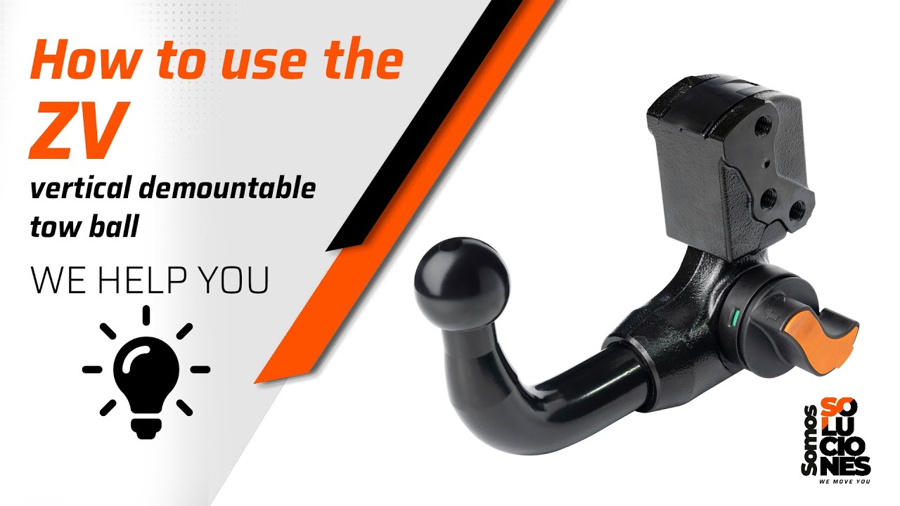 How to use the ZV vertical demountable tow ball