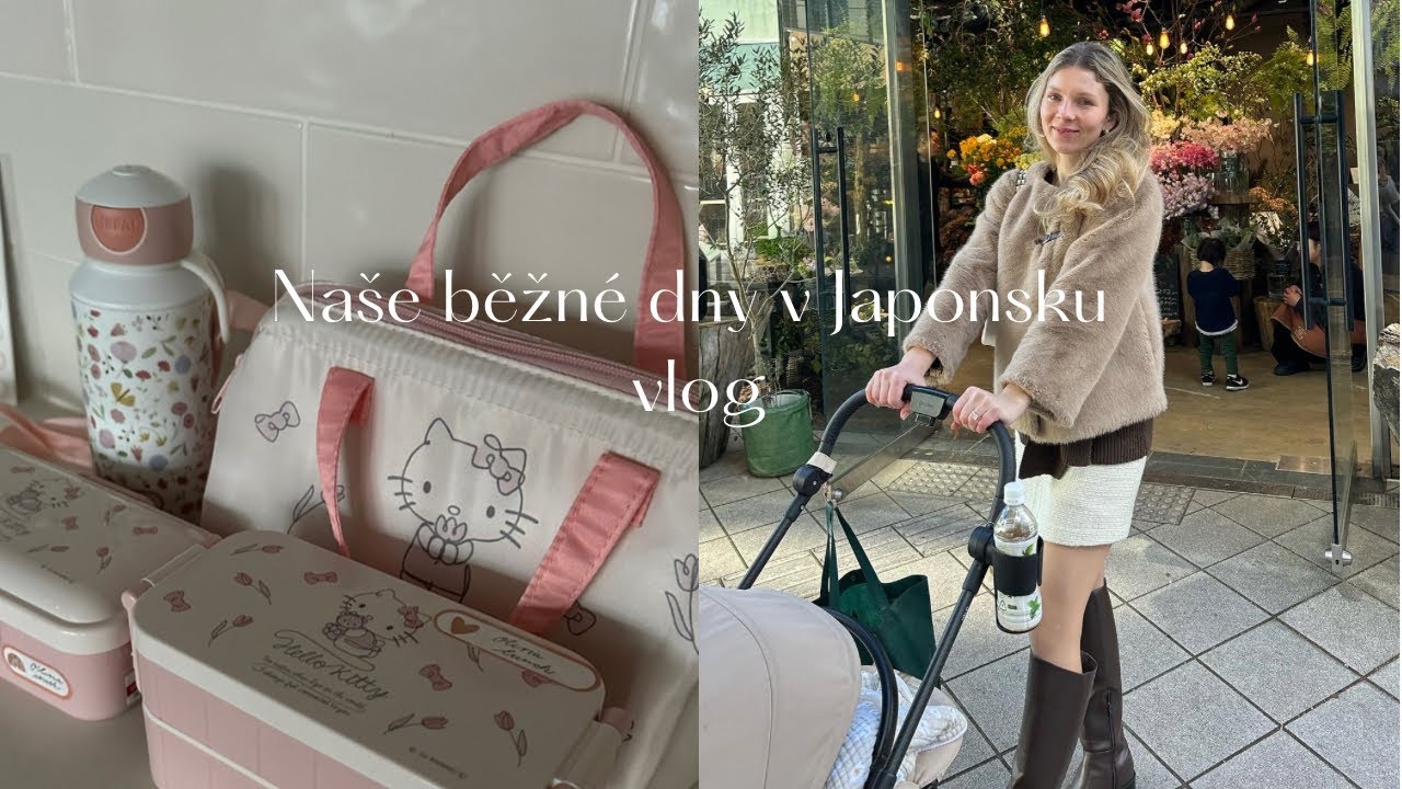 VLOG| Běžné dny v Japonsku- jaké jídlo chystám do školky, lash lift & laminace obočí