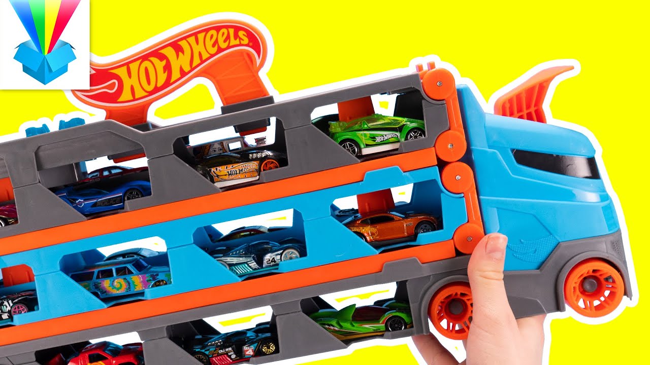 Kicsomi - ⚽Csocsó⚽: 🎁 Hot Wheels® 2 az 1-ben ultimate szállító 😈🤩