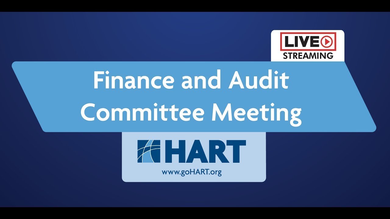 HART Finance and Audit Committee Meeting - 01.26.26