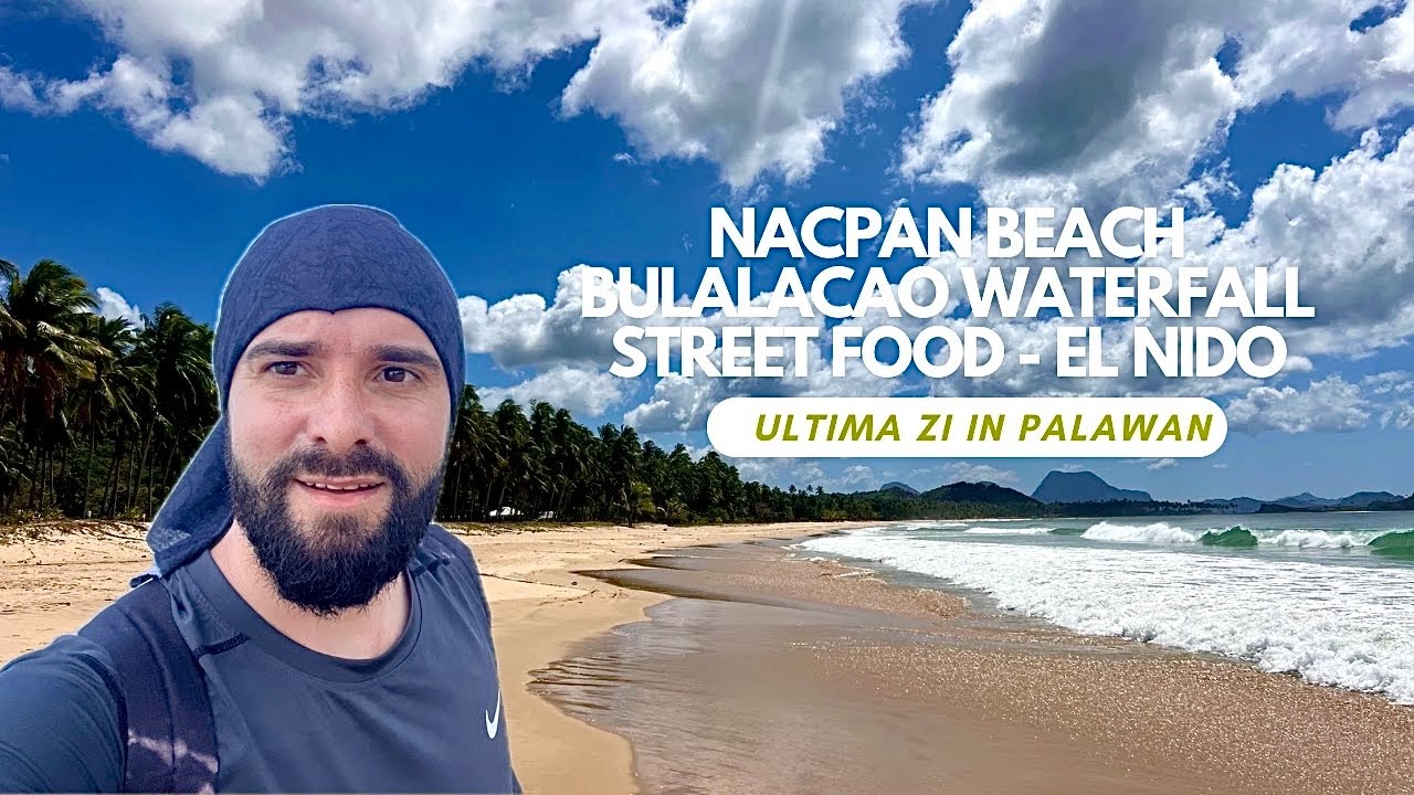 Plaja asta e ca din altă lume | Nacpan, Palawan