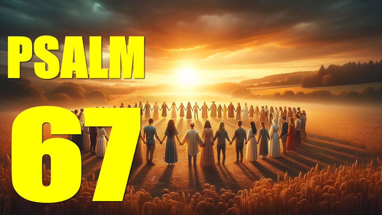 Psalm 67 Reading:  May God Cause His Face to Shine on Us (With words - KJV)