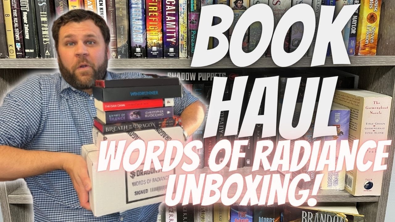 Words of Radiance Leatherbound Unboxing & Book Haul 2025!