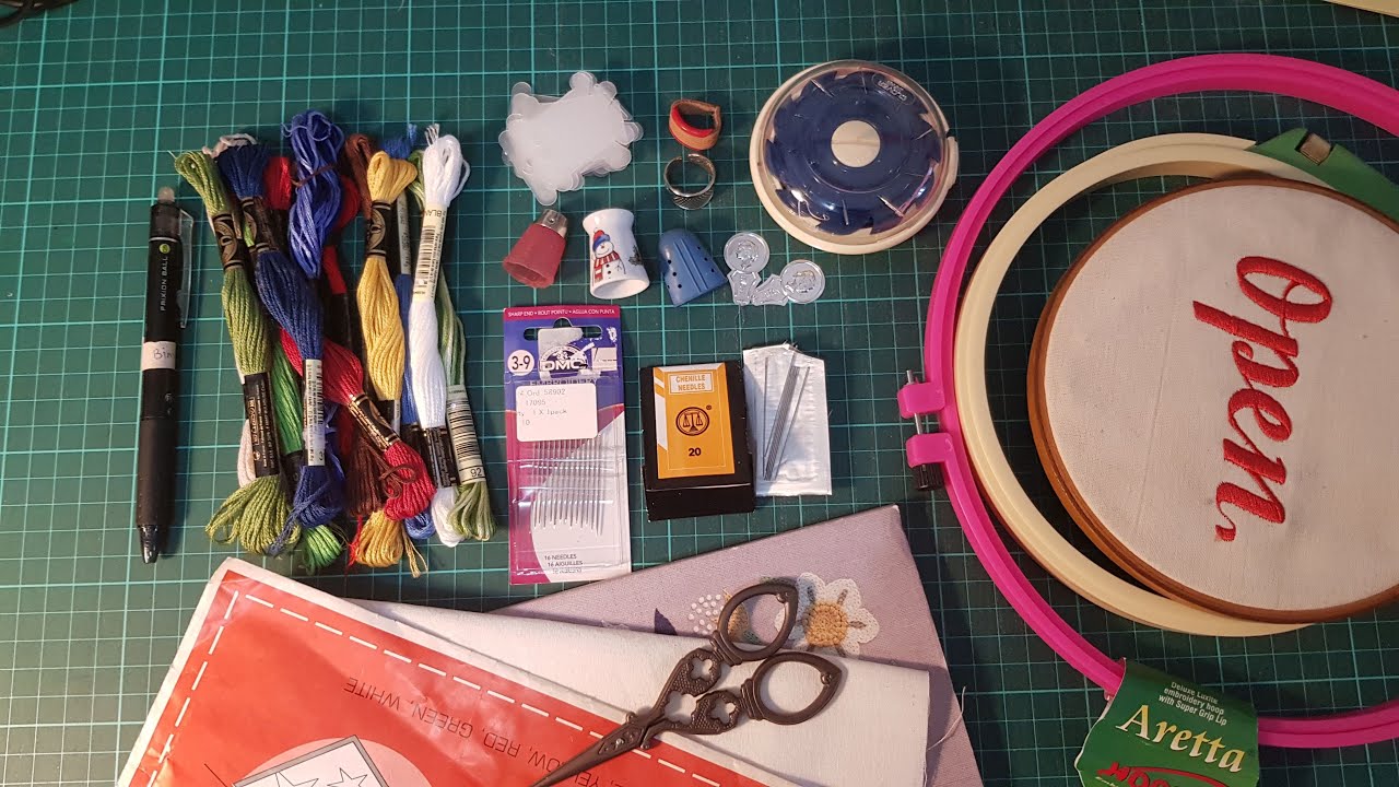 Info | Tutorial | DIY | How to : Alat & Bahan Menyulam / Tools for embroidery