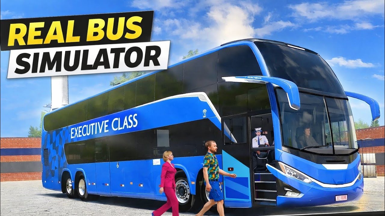 Real Bus Simulator Bus Game | Passenger Pickup & Smooth Driving