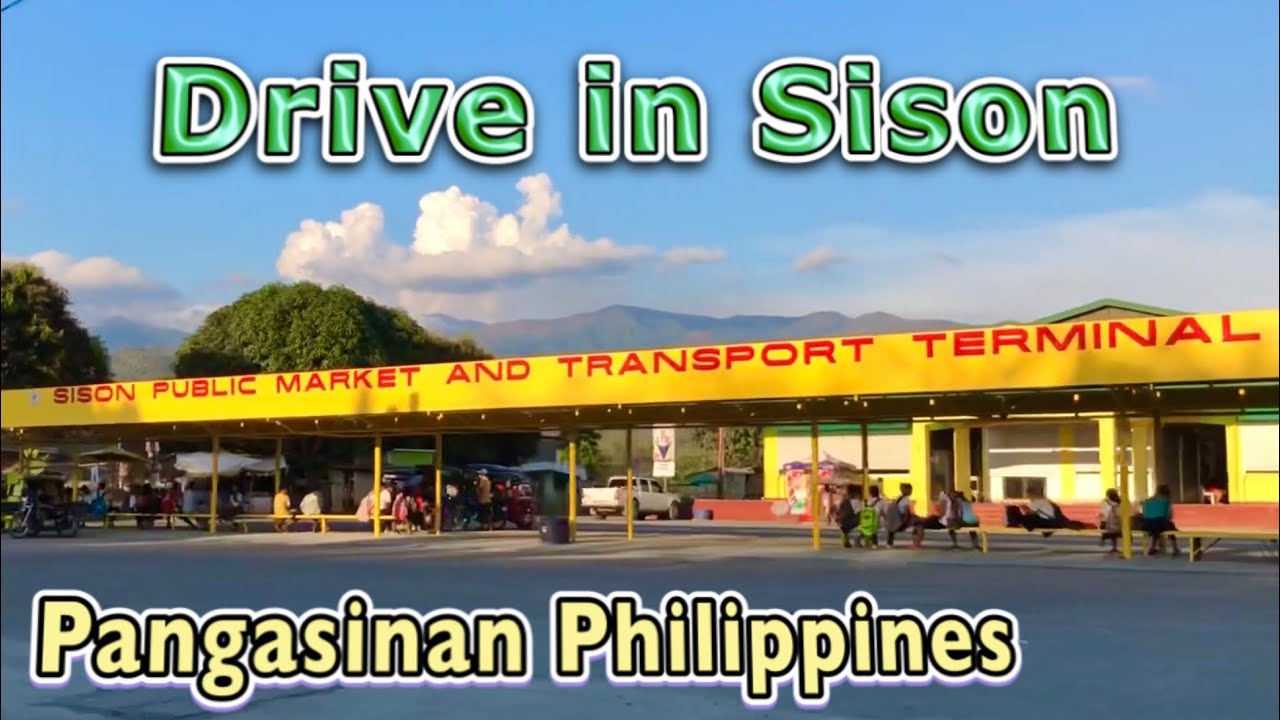 Drive in Sison, Pangasinan, Philippines 2020 MacArthur Highway