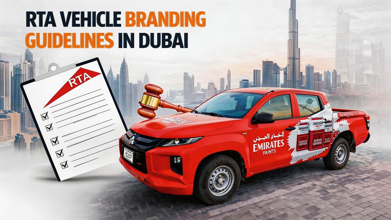RTA Vehicle Branding Guidelines in Dubai | PRINTZONE ADVERTISING LLC