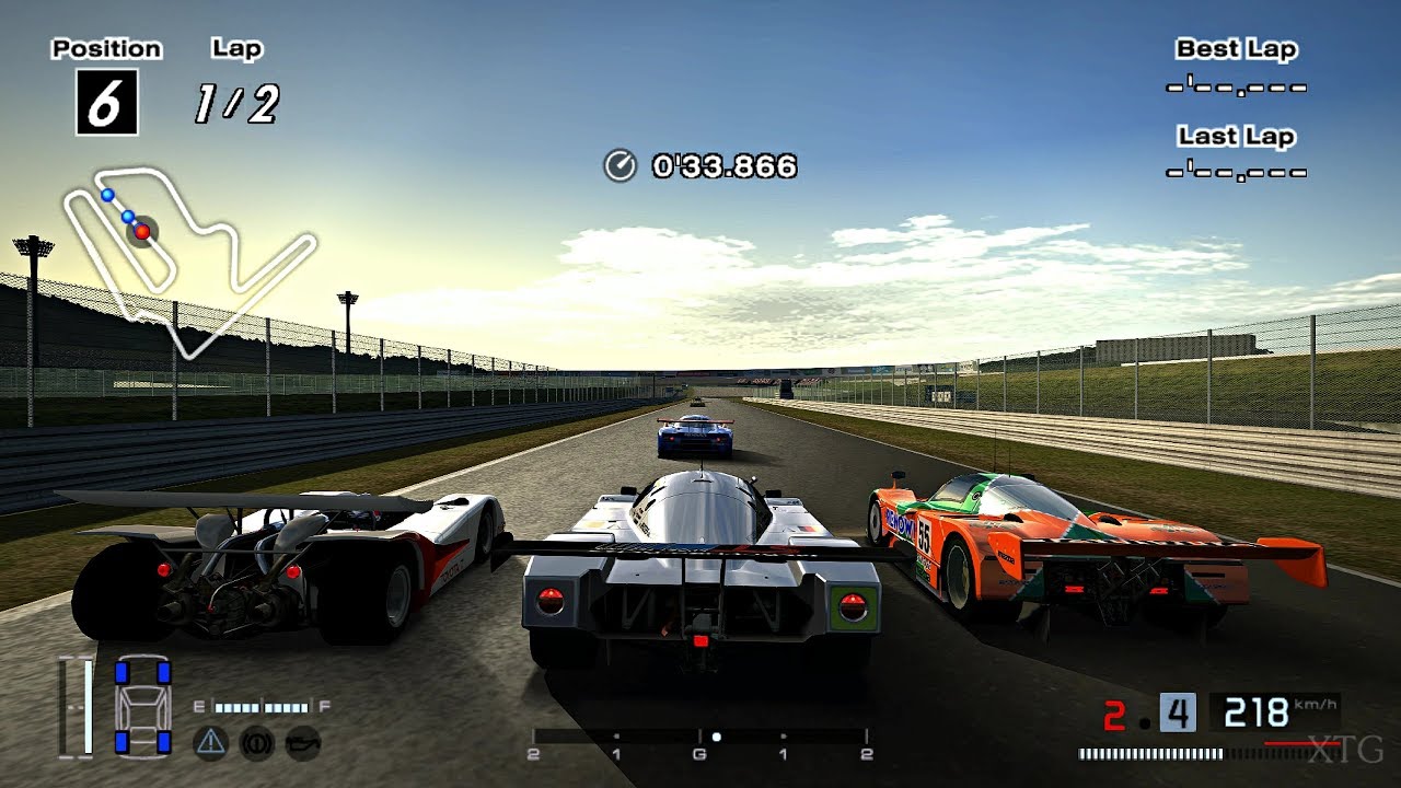 [#1548] Gran Turismo 4 - Mercedes-Benz Sauber C9 Race Car '89 (HYBRiD) PS2 Gameplay HD