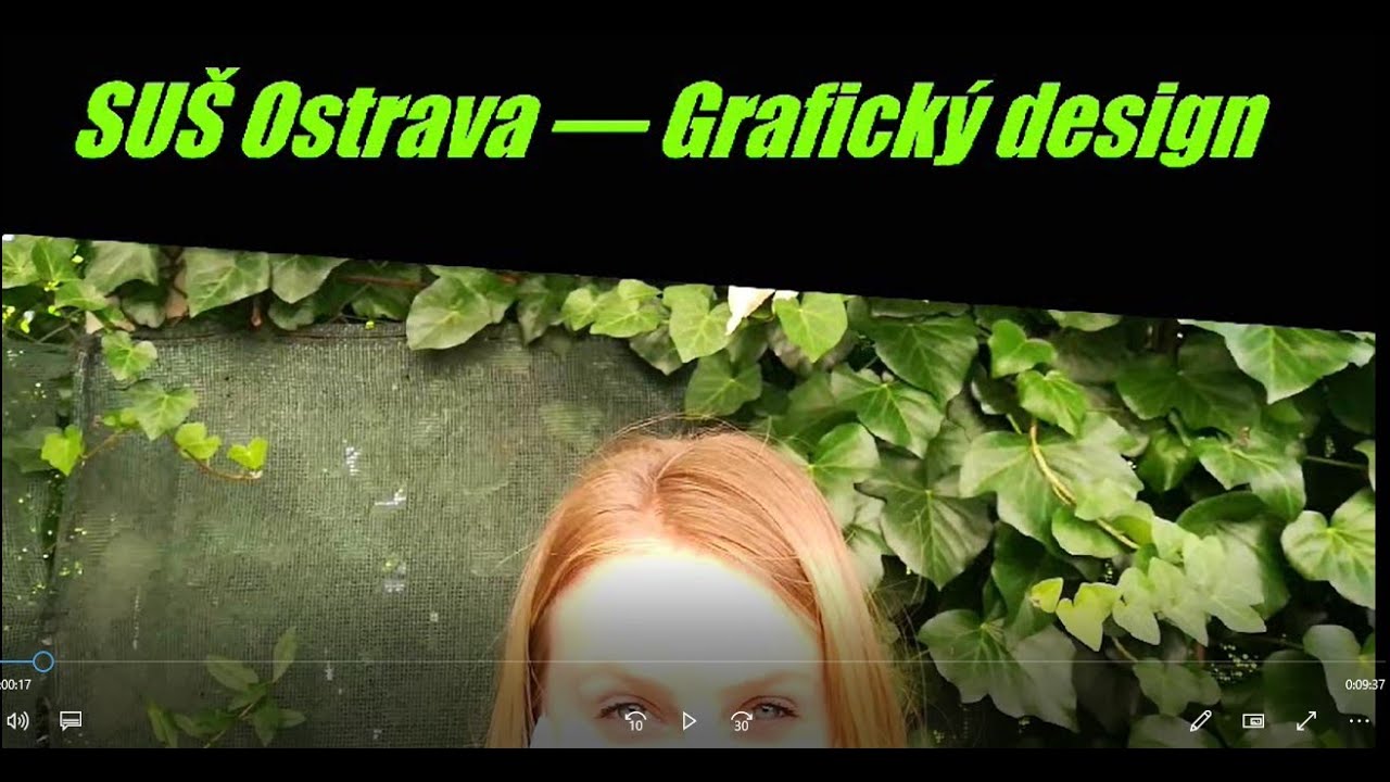 Grafický design SUŠ Ostrava_pozvánka D.O.D 2020