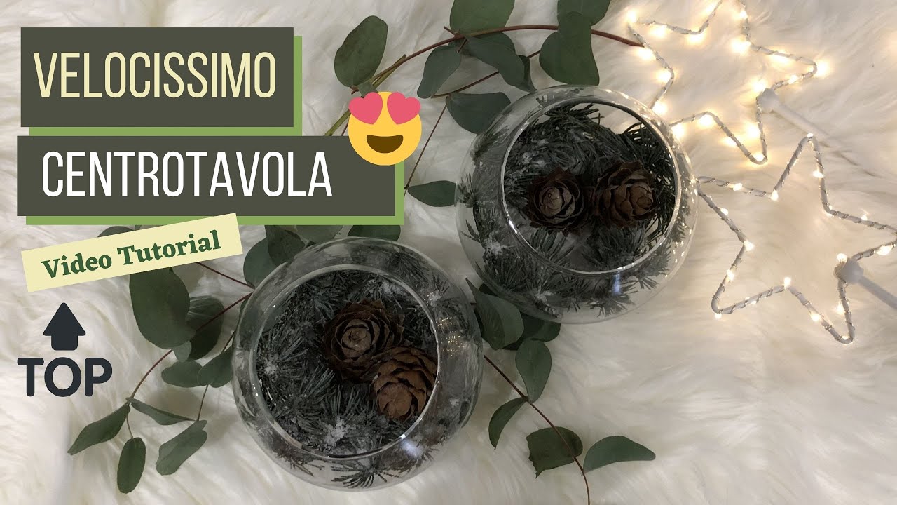 Come realizzare un centrotavola semplice ma d'effetto in 1 minuto