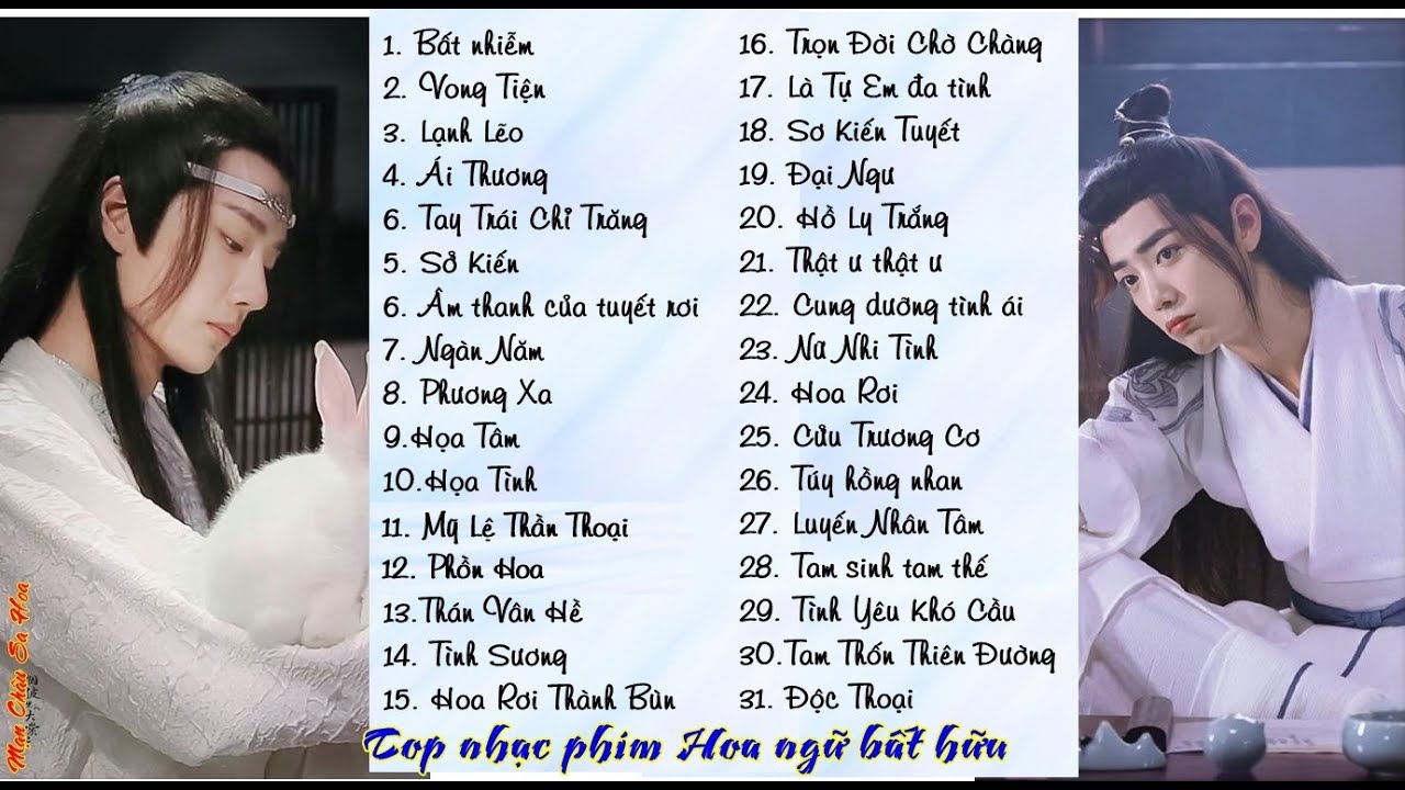 [Playlist]Nhạc Phim Hoa Ngữ Bất Hữu_Nhạc Phim Trung Quốc hay nhất-Top nhạc phim||Nhất định phải nghe