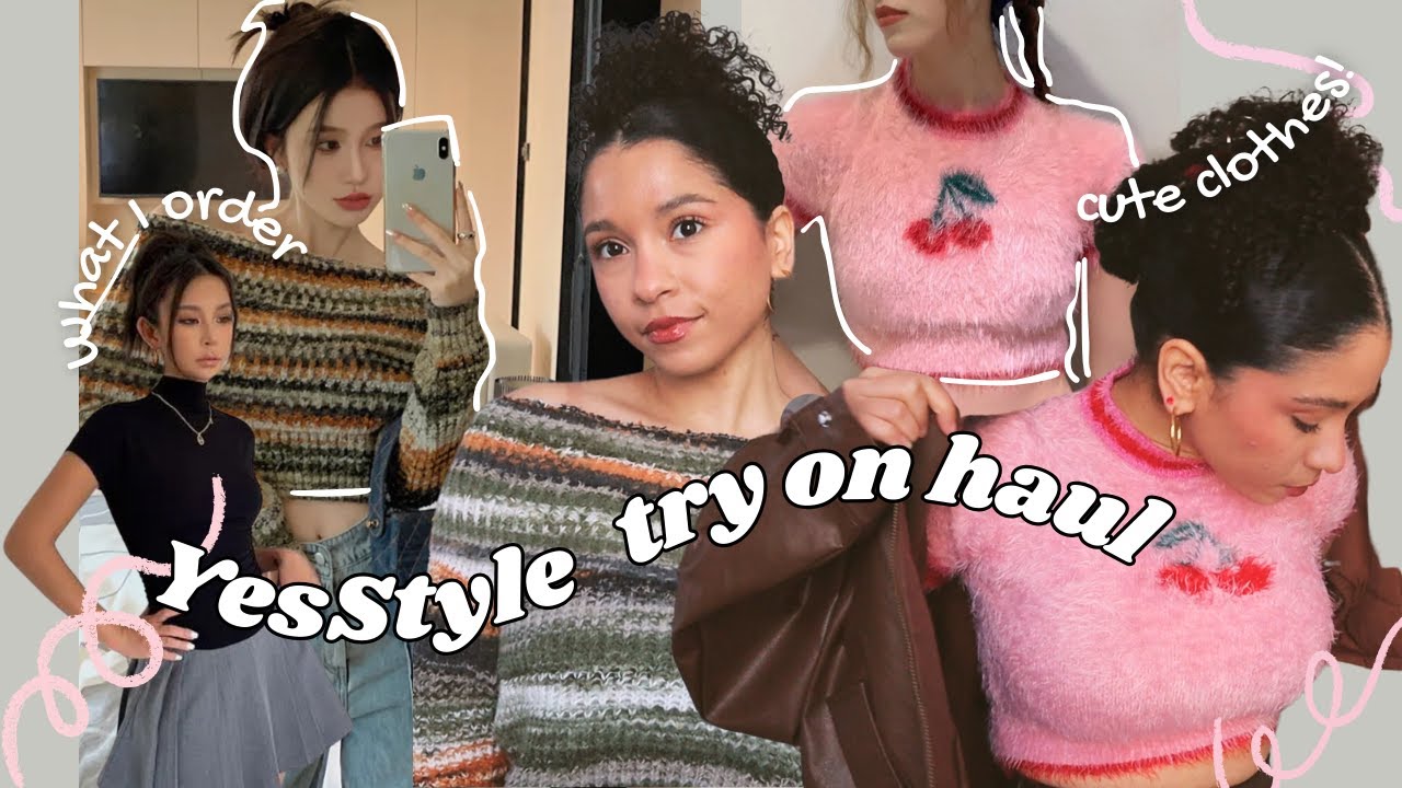 YesStyle Try-On Clothing Haul 🌸💗 Trendy, Aesthetic, and Cute