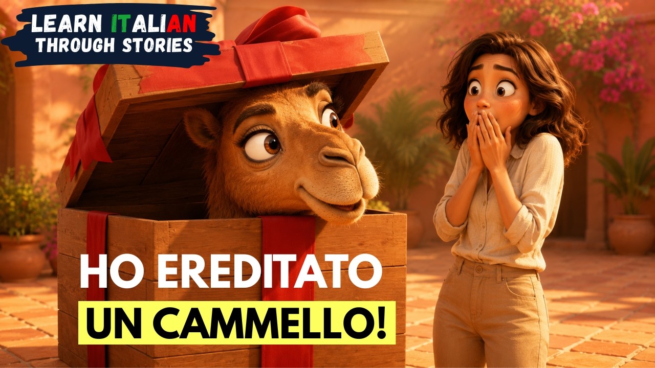 Mio zio mi ha lasciato un cammello in eredit&agrave; 🐪 | Italian Story B1