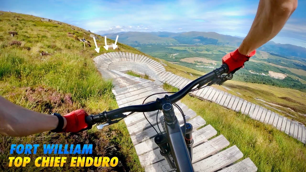 One of the best known Enduro Trails REALLY is as good as they say! || Fort William, Top Chief