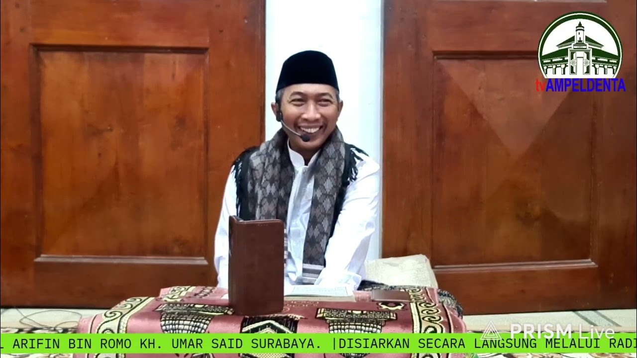 KH. MOCHAMMAD ZAINUL ARIFIN BIN ROMO KH. UMAR SAID SURABAYA. KAJIAN KITAB FATCHUL QORIB MUJIB.