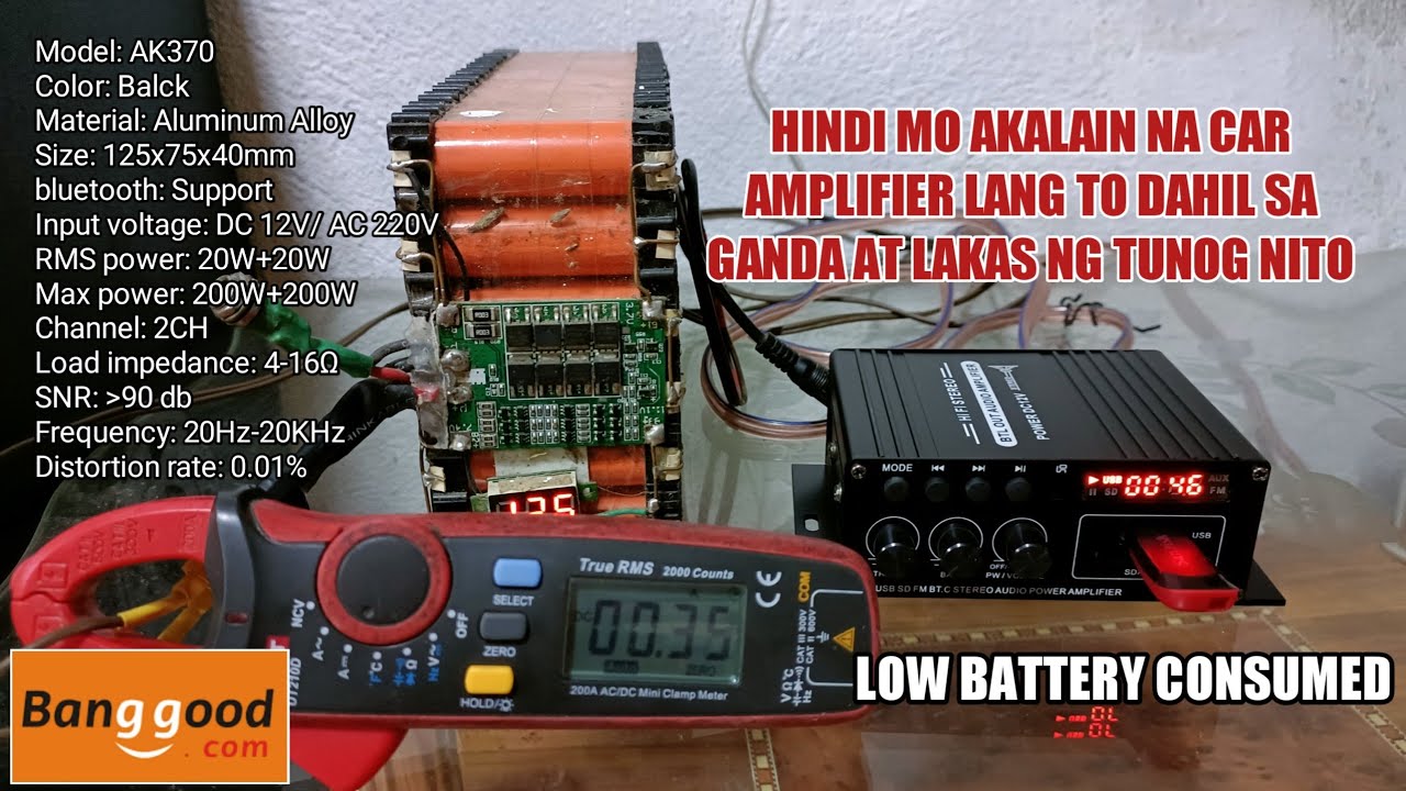 Malupit na mini amplifier | AK370 400w | Banggod
