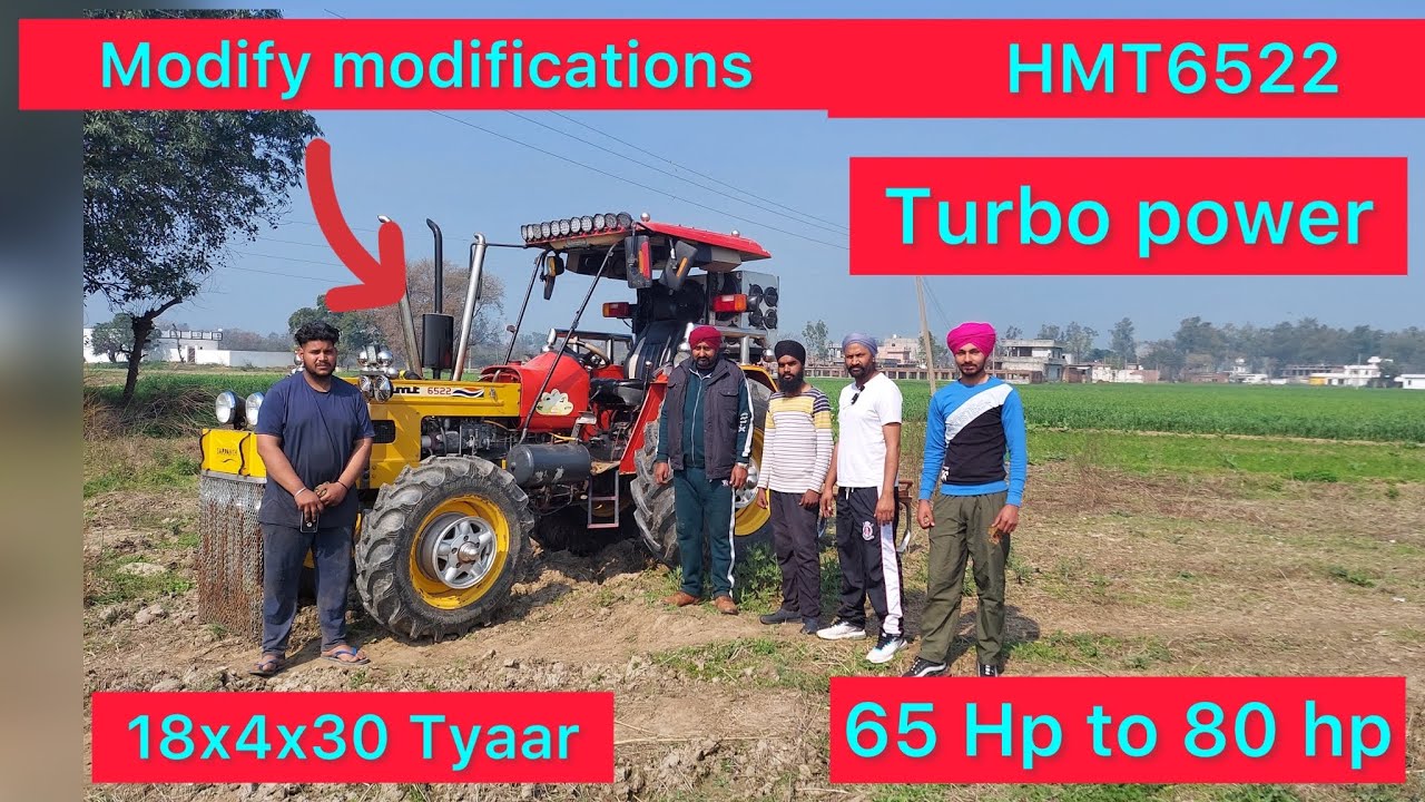 H M T 6522 HMT 5911 modify / modifications/ turbo power/ turbo modifications/